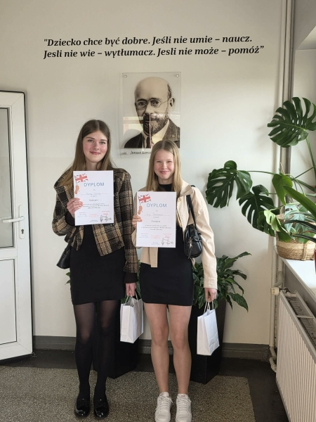 I MIEJSCE W POWIATOWYM KONKURSIE WIEDZY O KRAJACH ANGLOJĘZYCZNYCH!
