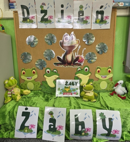 DZIEŃ ŻABY W PRZEDSZKOLU