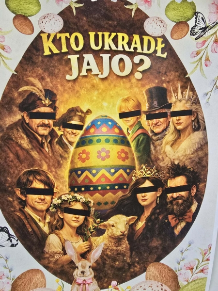 KTO UKRADŁ JAJO CZYLI DETEKTYWI Z KL. VIII NA TROPIE...